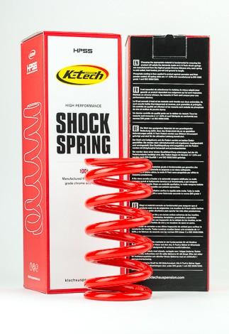 K-TECH Shock Absorber Spring - 40N (55x220) Red, 55-220-40, HIGH PERFORMANCE SHOCK SPRING, K-TECH SUSPENSION