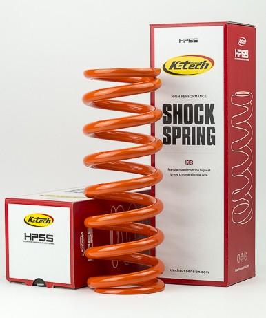 K-TECH Shock Absorber Spring -100N (63x250) PDS Orange, 63-250-100, HIGH PERFORMANCE SHOCK SPRING, K-TECH SUSPENSION