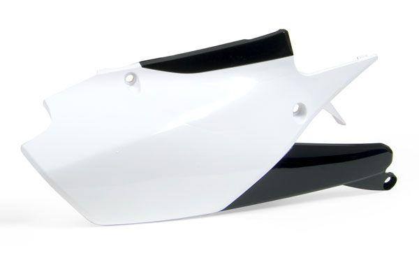 RTECH SIDE PANELS 18-22 YZ450F, YZ250F 19-23, WHITE/BLACK RTECH OEM COLOUR 2018-20