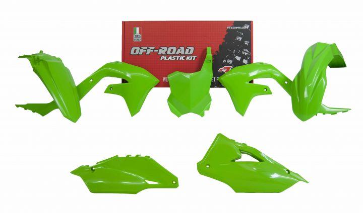 RETCH KAWASAKI PLASTIC KIT/5 2019-21 KX450F GREEN