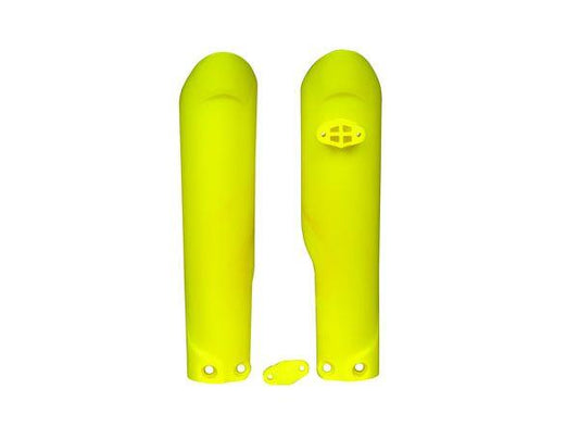 RETCH KTM  LOWER FORK GUARDS 18-19 KTM85 SX, NEON YELLOW