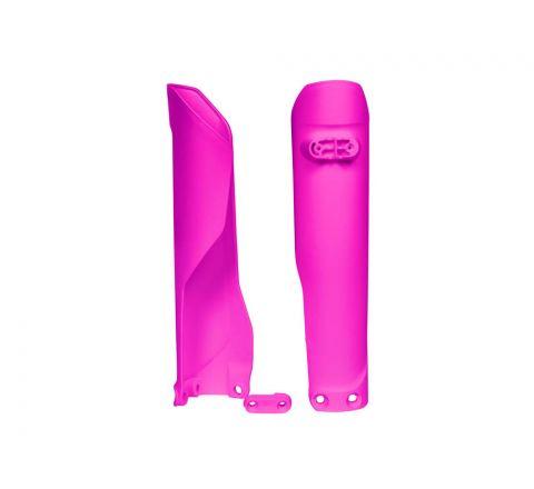 RTECH FORK GUARDS HUSKY 2016-22, NEON PINK