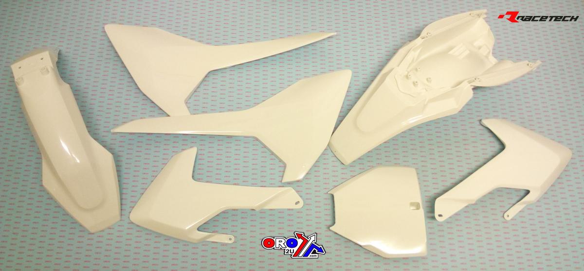 RTECH PLASTIC KIT/5 17-23 TC65, WHITE