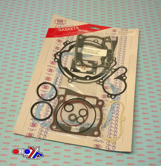 K&S Technologies GASKET FULL SET 03-04 YZ125, K&S 71-4006 YAMAHA MX, INCLUDES OEM PAPER BASE GASKET