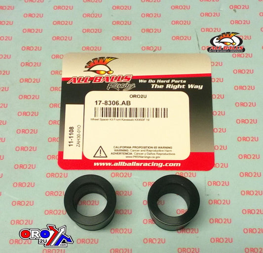 ALL BALLS WHEEL SPACER FRONT KIT KX450F 19-20, ALLBALLS 11-1108 KAWASAKI