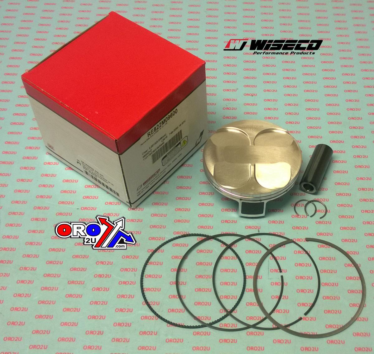 WISECO PISTON KIT 2019-22 KX450 96.00, WISECO WRE822M09600, RACER ELITE HI-COMP 14.0:1