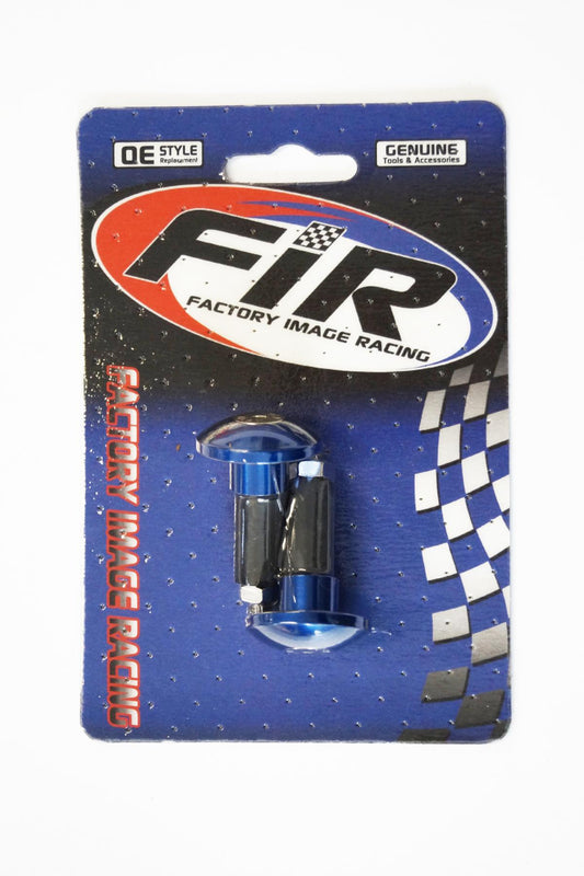 FIR BAR ENDS 12mm BLUE SET-2