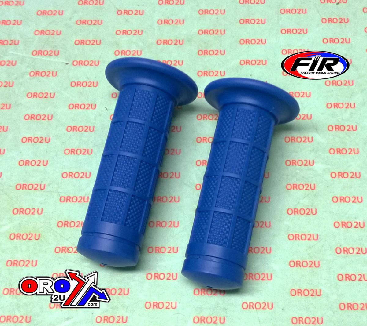 FIR MINI GRIPS XR/CRF/PW50 19/22mm BLUE, DIAMOND WITH FULL WAFFLE