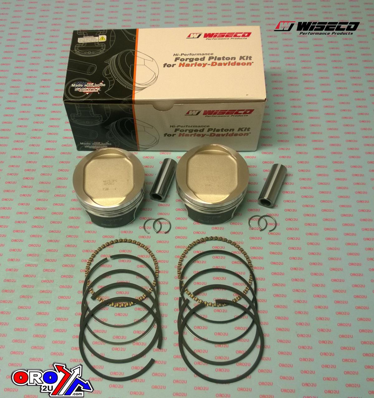 WISECO Wiseco Tracker Series Kit 3.507" HD, WISECO WK0212P1, Sportster 883 to 1200 9.5:1 CR