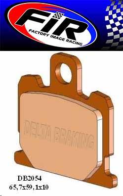 FIR BRAKE PADS MINERAL ORGANIC M DB2054-M1