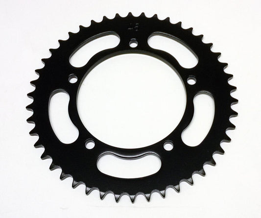 JT REAR SPROCKET STEEL 464 5-HOLE BLACK, KAWASAKI KX60, JTR464.46