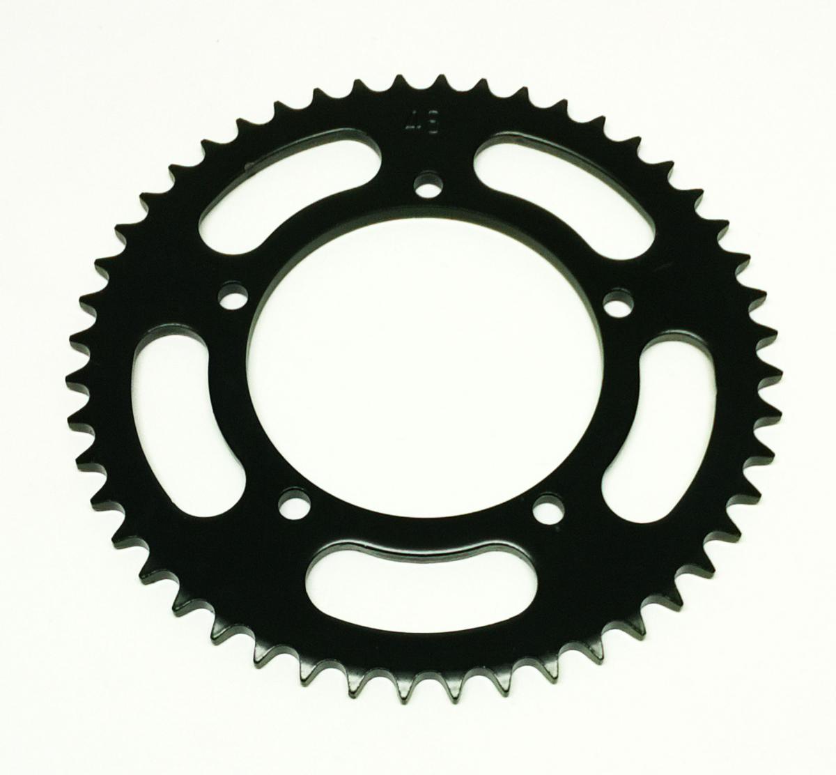 JT REAR SPROCKET STEEL 464 5-HOLE BLACK, KAWASAKI KX60, JTR464.48