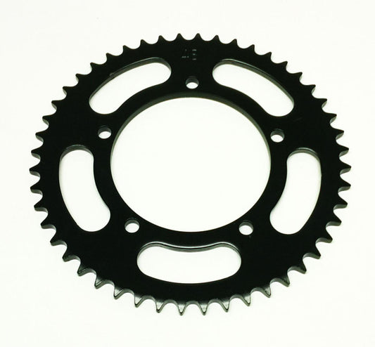 JT REAR SPROCKET STEEL 464 5-HOLE BLACK, KAWASAKI KX60, JTR464.48