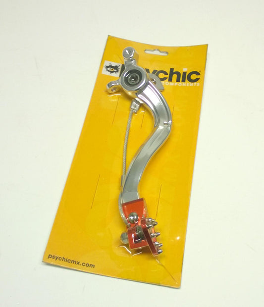 PSYCHIC BRAKE PEDAL KTM 85 18-20 SIL/ORG, PSYCHIC MX-08809 SILVER/ORANGE 47213050044