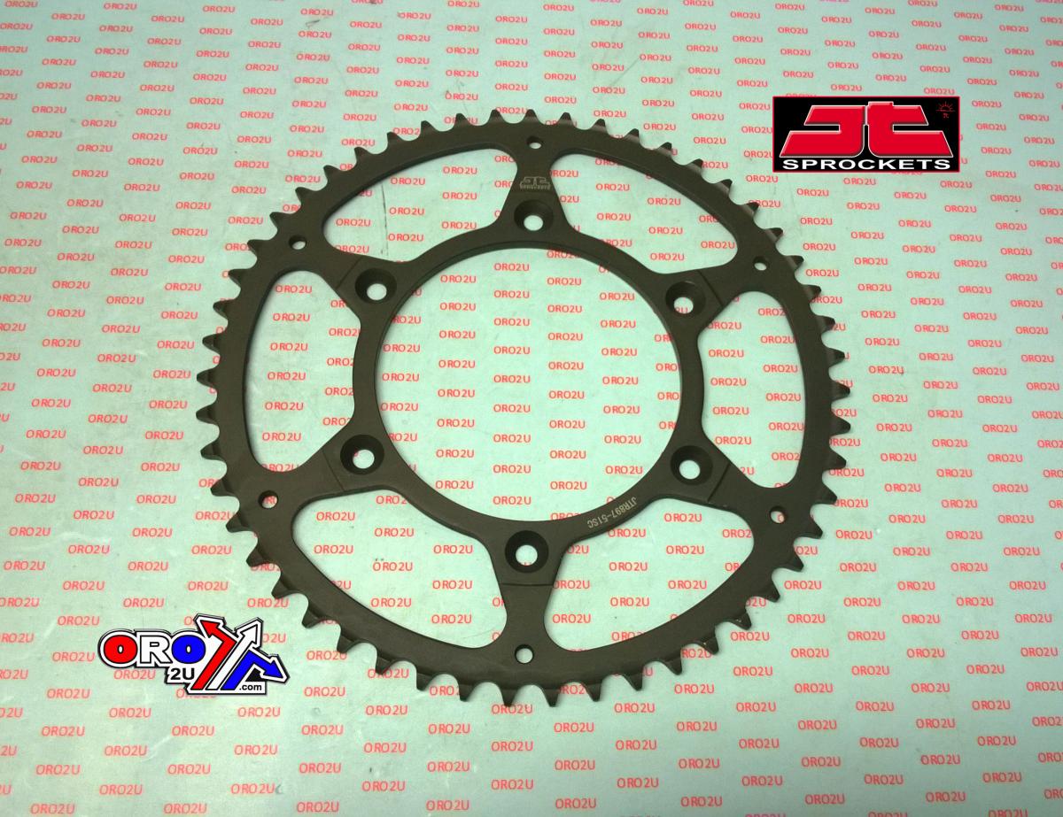 JT REAR SPROCKET STEEL JTR897.51SC, LIGHTWEIGHT SELF-CLEANING, SR897-51, JTR897.51, SR897-51