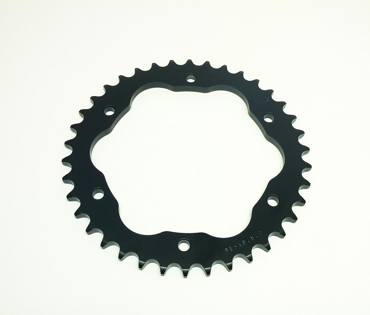 JT REAR SPROCKET STEEL JTR761.38 BLACK, DUCATI ROAD CHAIN TYPE 525