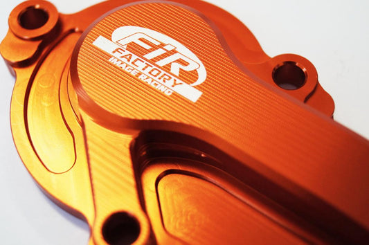 FIR WATER PUMP COVER 18-20 KTM 85 SX, FIR ASWPC-04, BILLET ALLOY ORANGE, 47235052000 OEM FITMENT