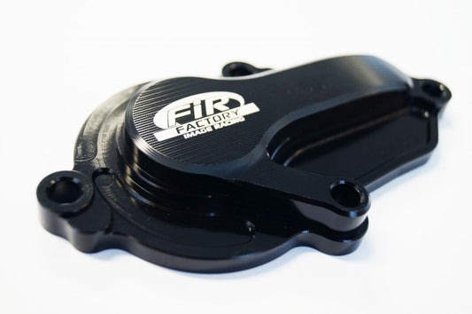 FIR WATER PUMP COVER 18-20 KTM 85 SX, FIR ASWPC-04, BILLET ALLOY BLACK, 47235052000 OEM FITMENT