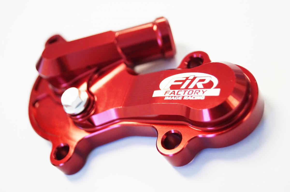 FIR WATER PUMP COVER 13-19 BETA, FIR ASWPC-11, BILLET ALLOY RED, STANDARD WATER PUMP COVER