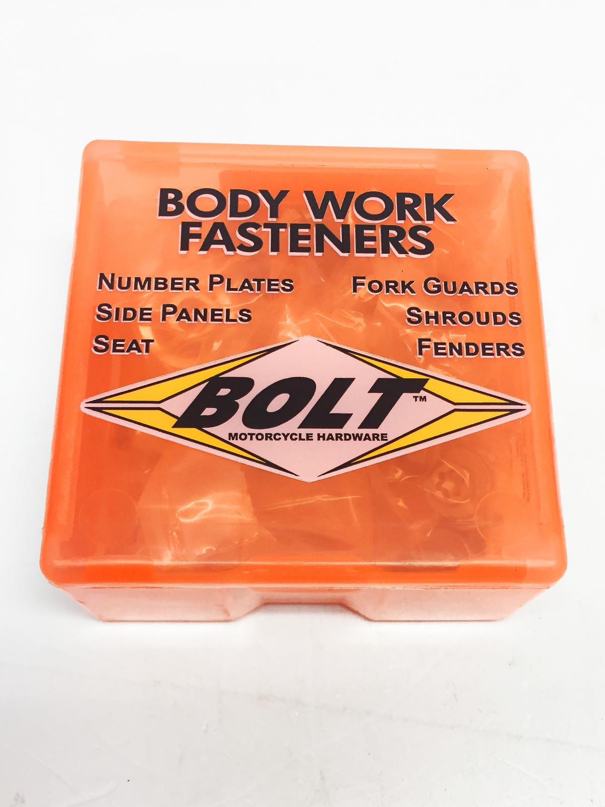 BOLT PLASTIC BOLT KIT KTM 125-500 16-19, BOLT HARDWARE KTM-16SXC17EXC