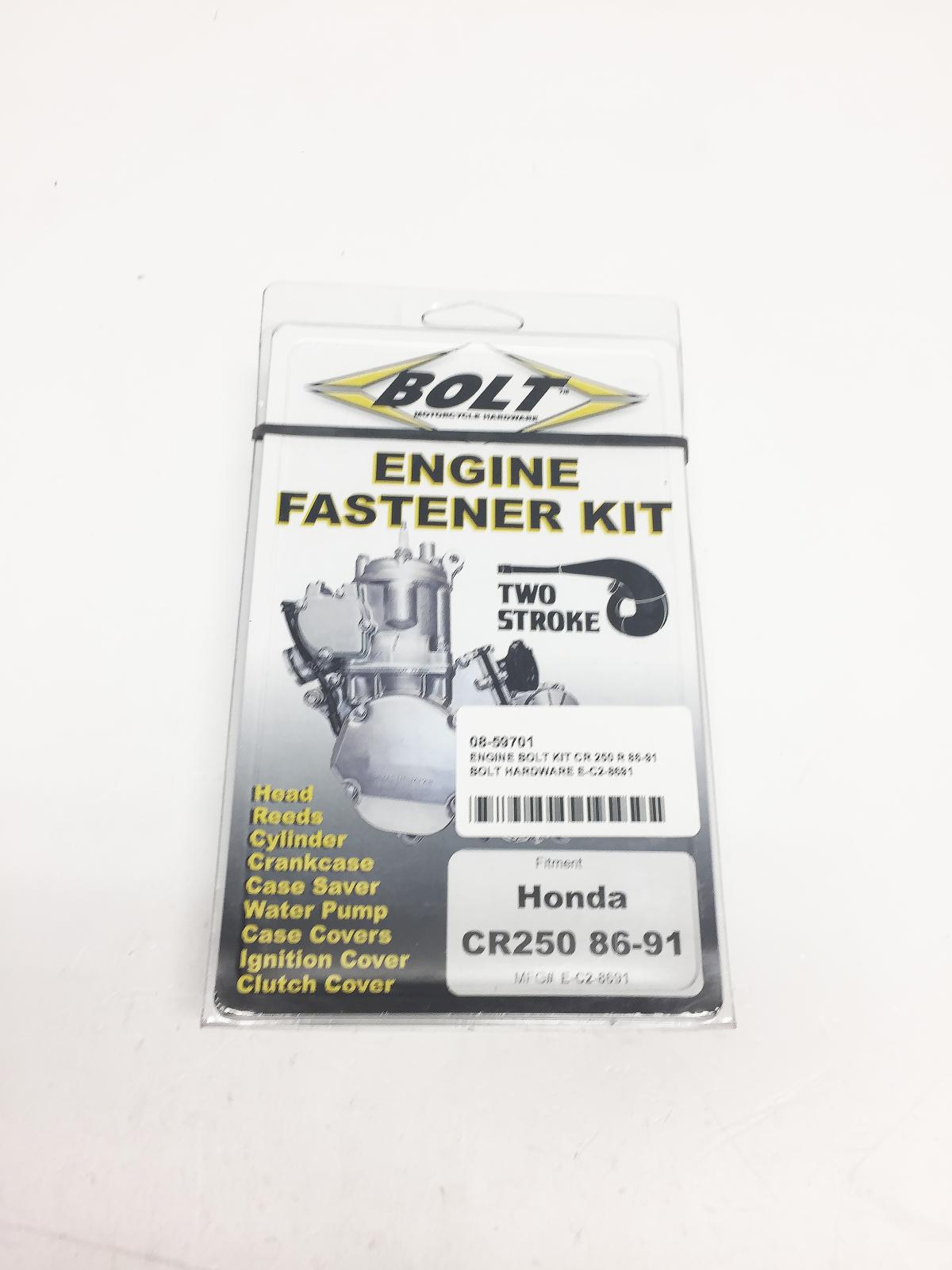 BOLT ENGINE BOLT KIT CR 250 R 86-91, BOLT HARDWARE E-C2-8691