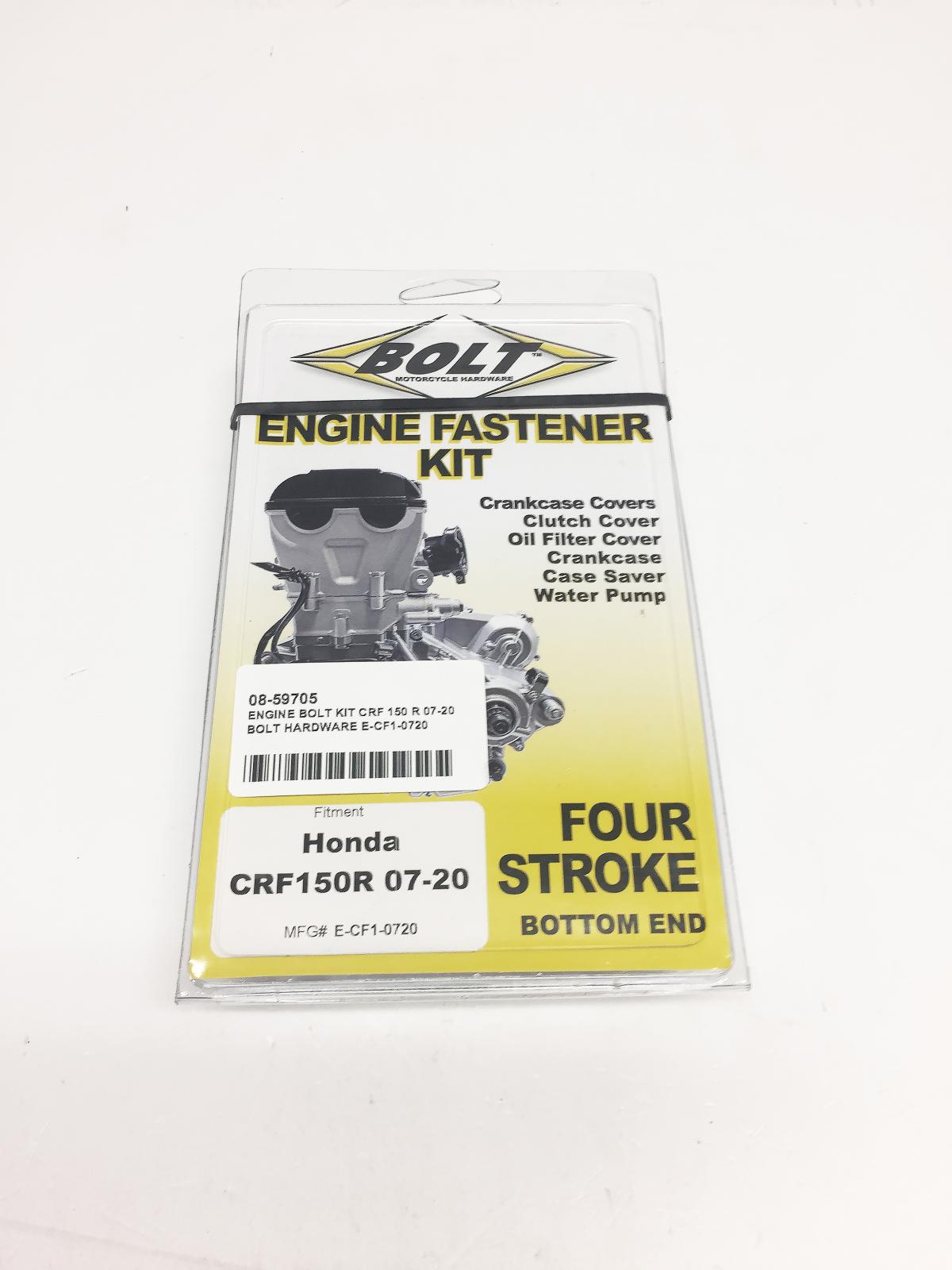 BOLT ENGINE BOLT KIT CRF 150 R 07-20, BOLT HARDWARE E-CF1-0720, BMECF10720