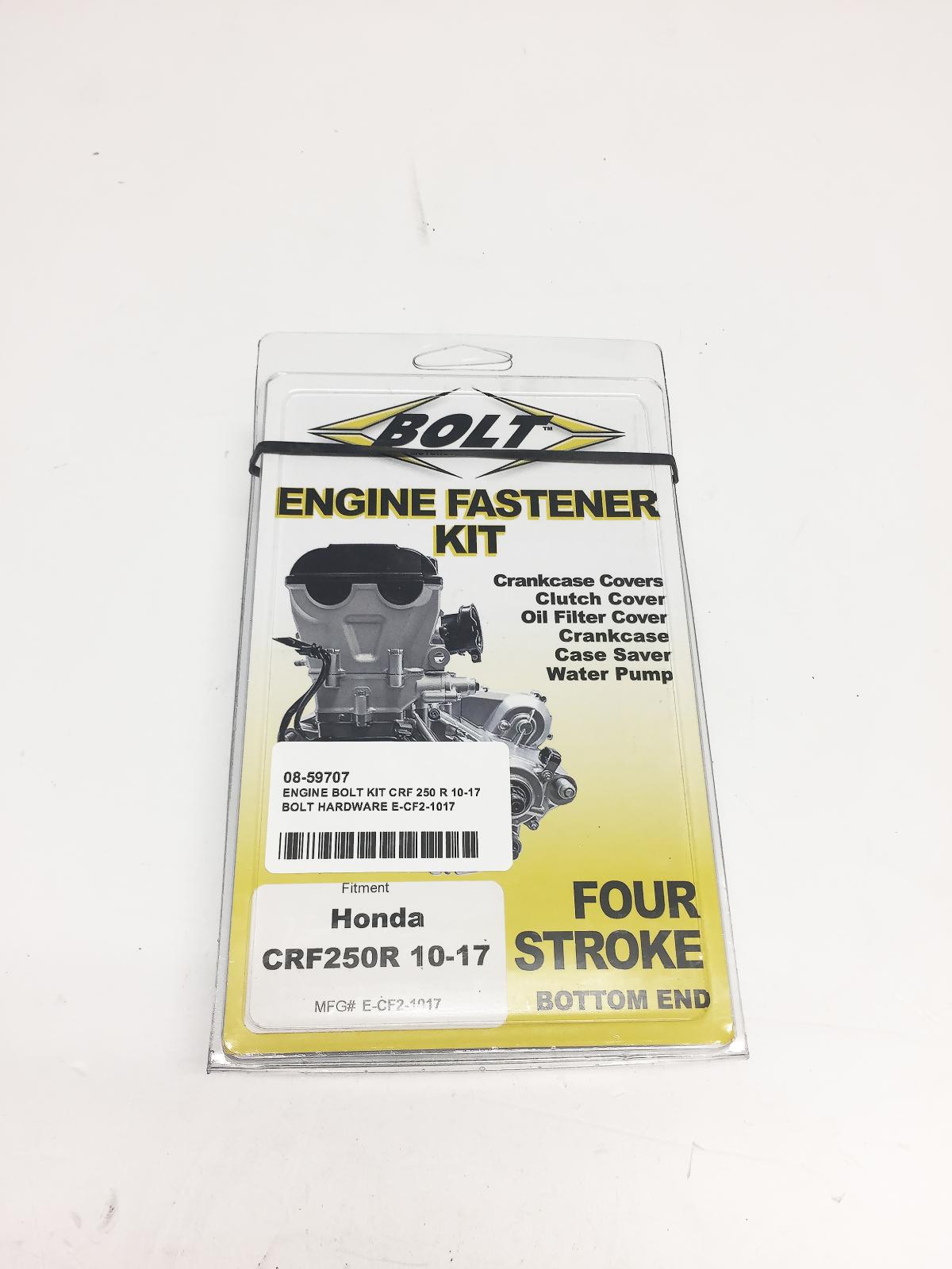 BOLT ENGINE BOLT KIT CRF 250 R 10-17, BOLT HARDWARE E-CF2-1017, BMECF21017