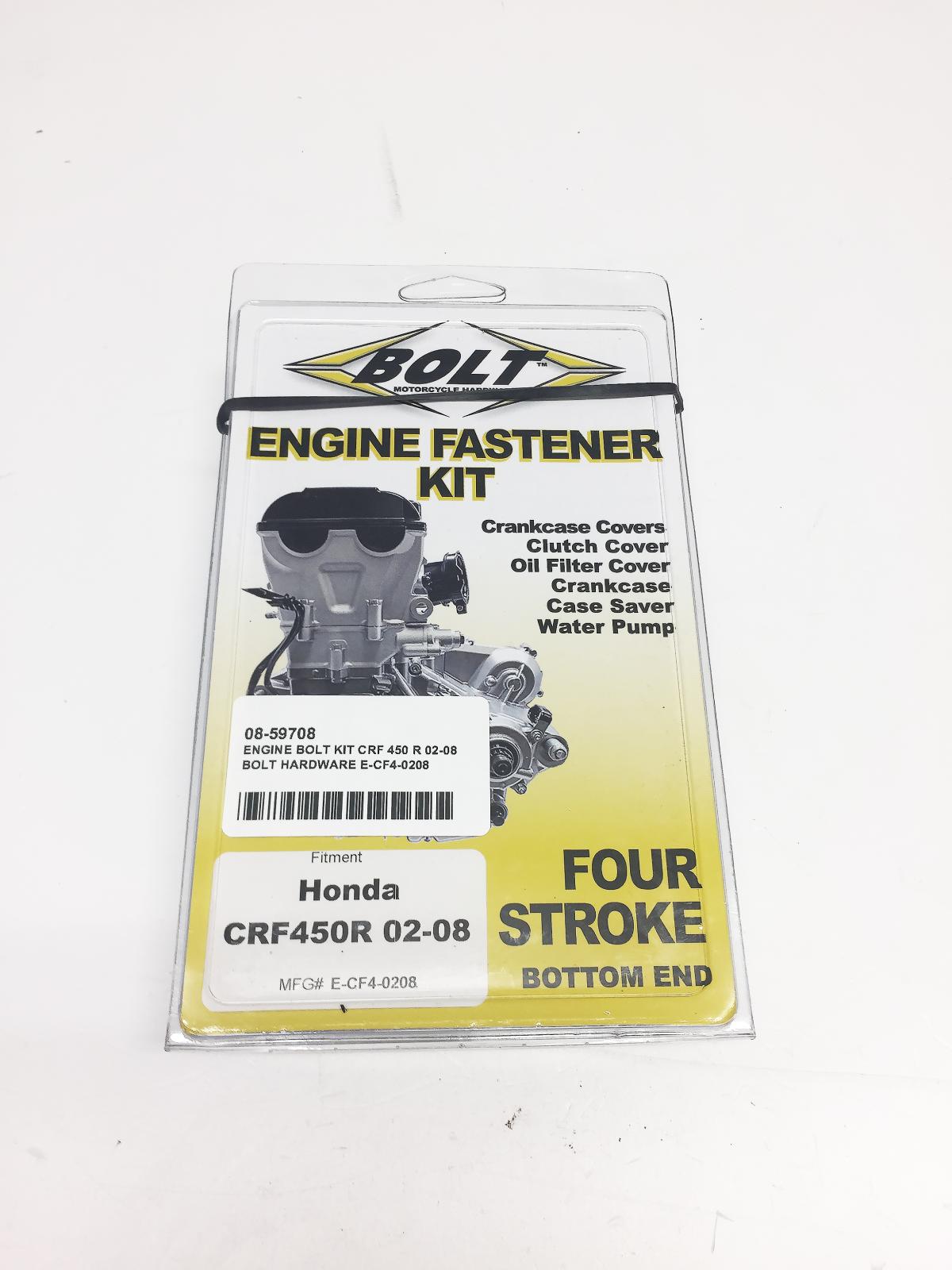 BOLT ENGINE BOLT KIT CRF 450 R 02-08, BOLT HARDWARE E-CF4-0208