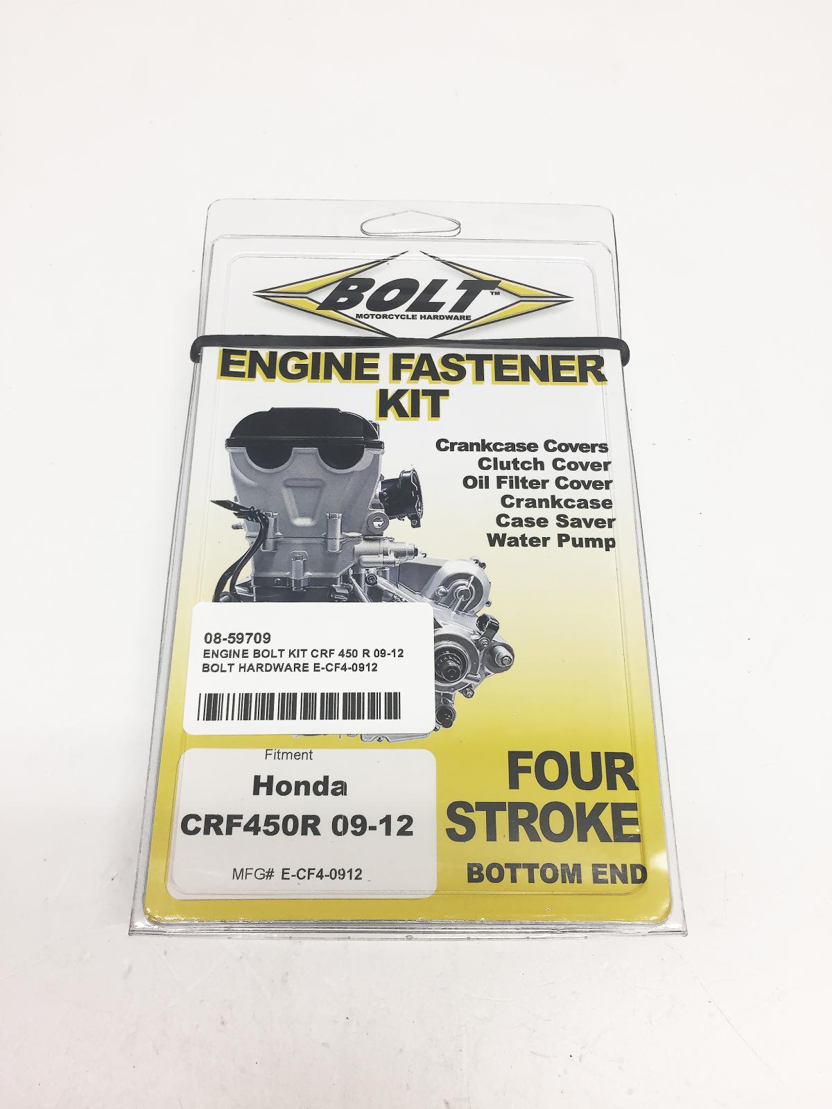 BOLT ENGINE BOLT KIT CRF 450 R 09-12, BOLT HARDWARE E-CF4-0912