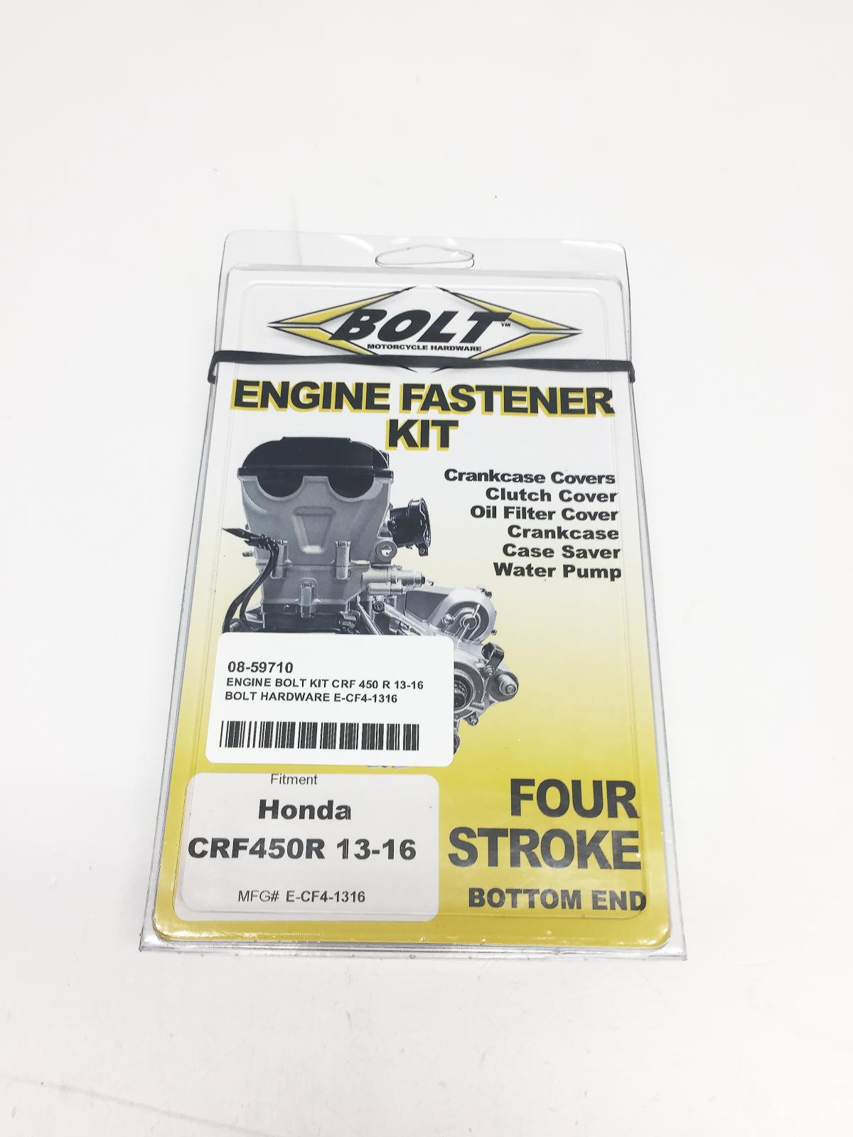 BOLT ENGINE BOLT KIT CRF 450 R 13-16, BOLT HARDWARE E-CF4-1316