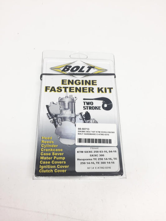 BOLT ENGINE BOLT KIT KTM HUSQ 250/300, BOLT HARDWARE E-KTM2-0316, BMEKTM20316