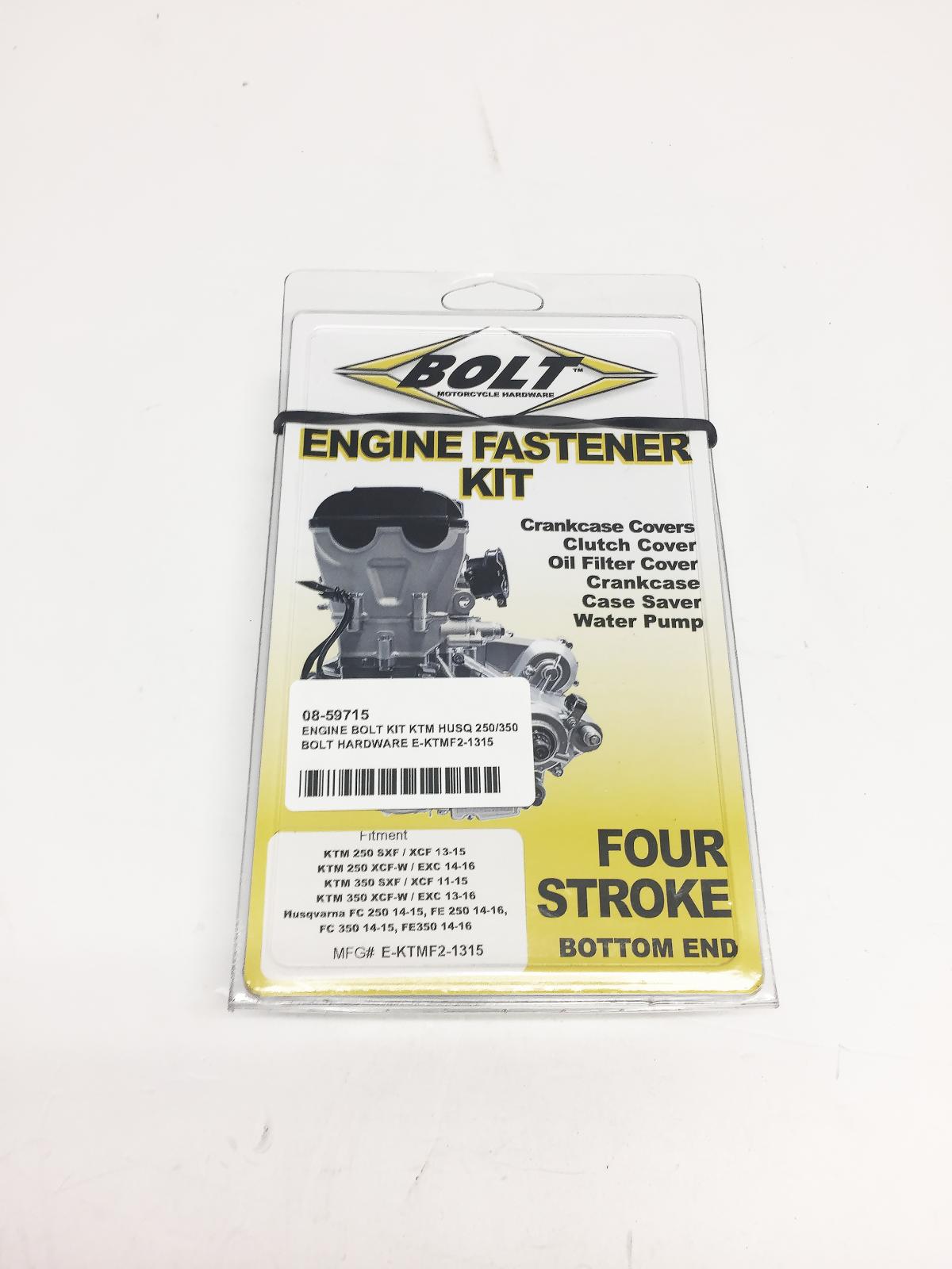 BOLT ENGINE BOLT KIT KTM HUSQ 250/350, BOLT HARDWARE E-KTMF2-1315