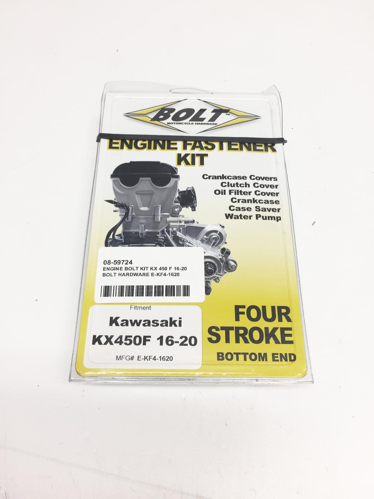 BOLT ENGINE BOLT KIT KX 450 F 16-20, BOLT HARDWARE E-KF4-1620