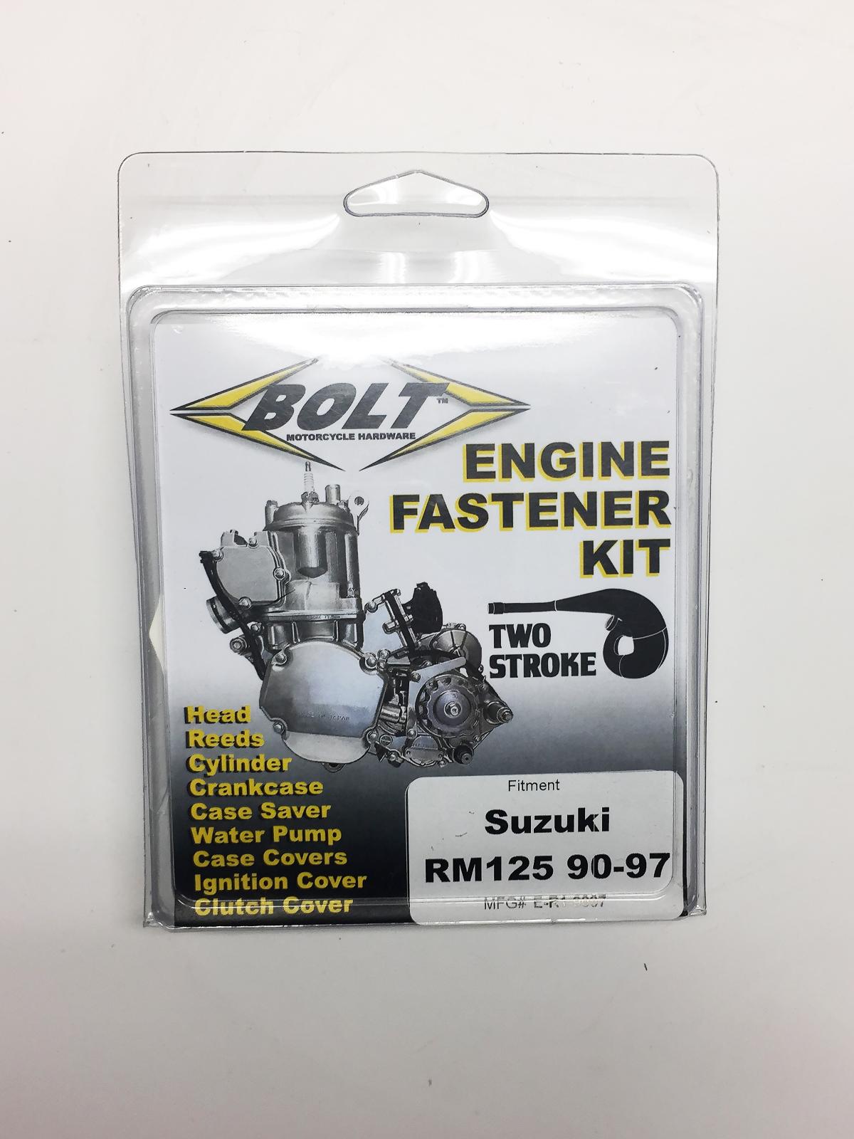 BOLT ENGINE BOLT KIT RM 125 90-97, BOLT HARDWARE E-R1-9097