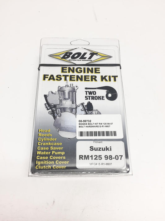 BOLT ENGINE BOLT KIT RM 125 98-07, BOLT HARDWARE E-R1-9807