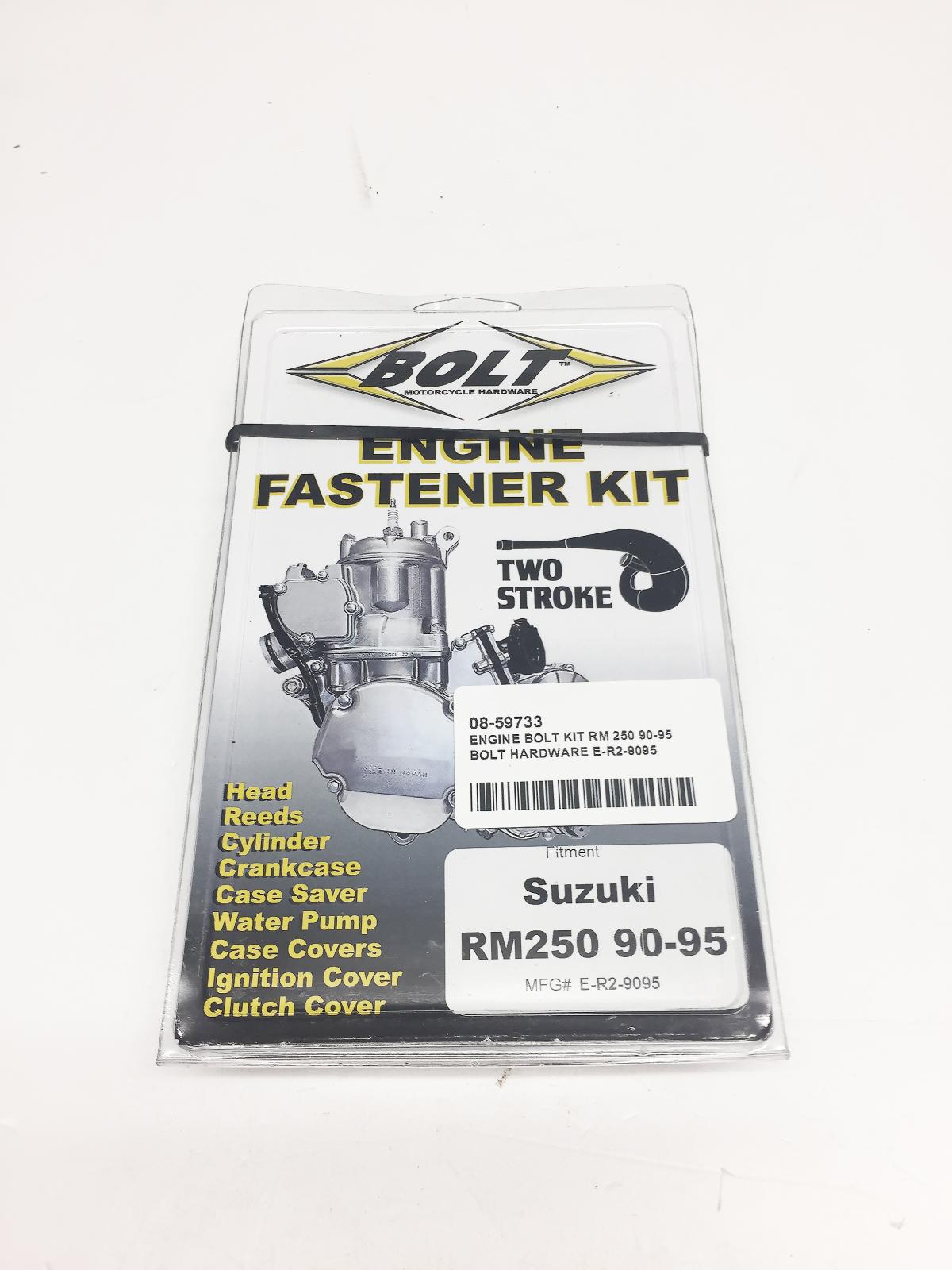 BOLT ENGINE BOLT KIT RM 250 90-95, BOLT HARDWARE E-R2-9095, BMER29095