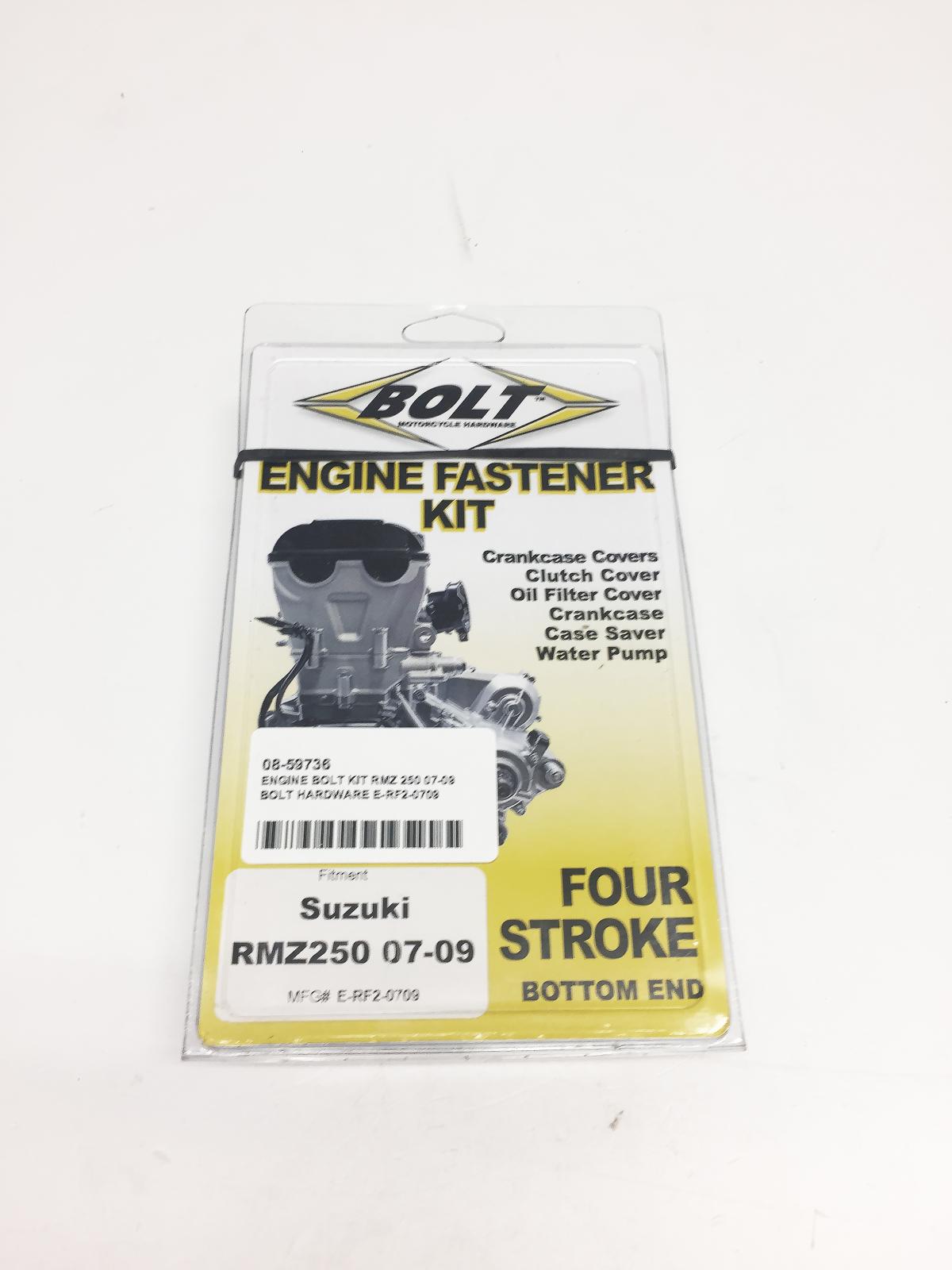 BOLT ENGINE BOLT KIT RMZ 250 07-09, BOLT HARDWARE E-RF2-0709