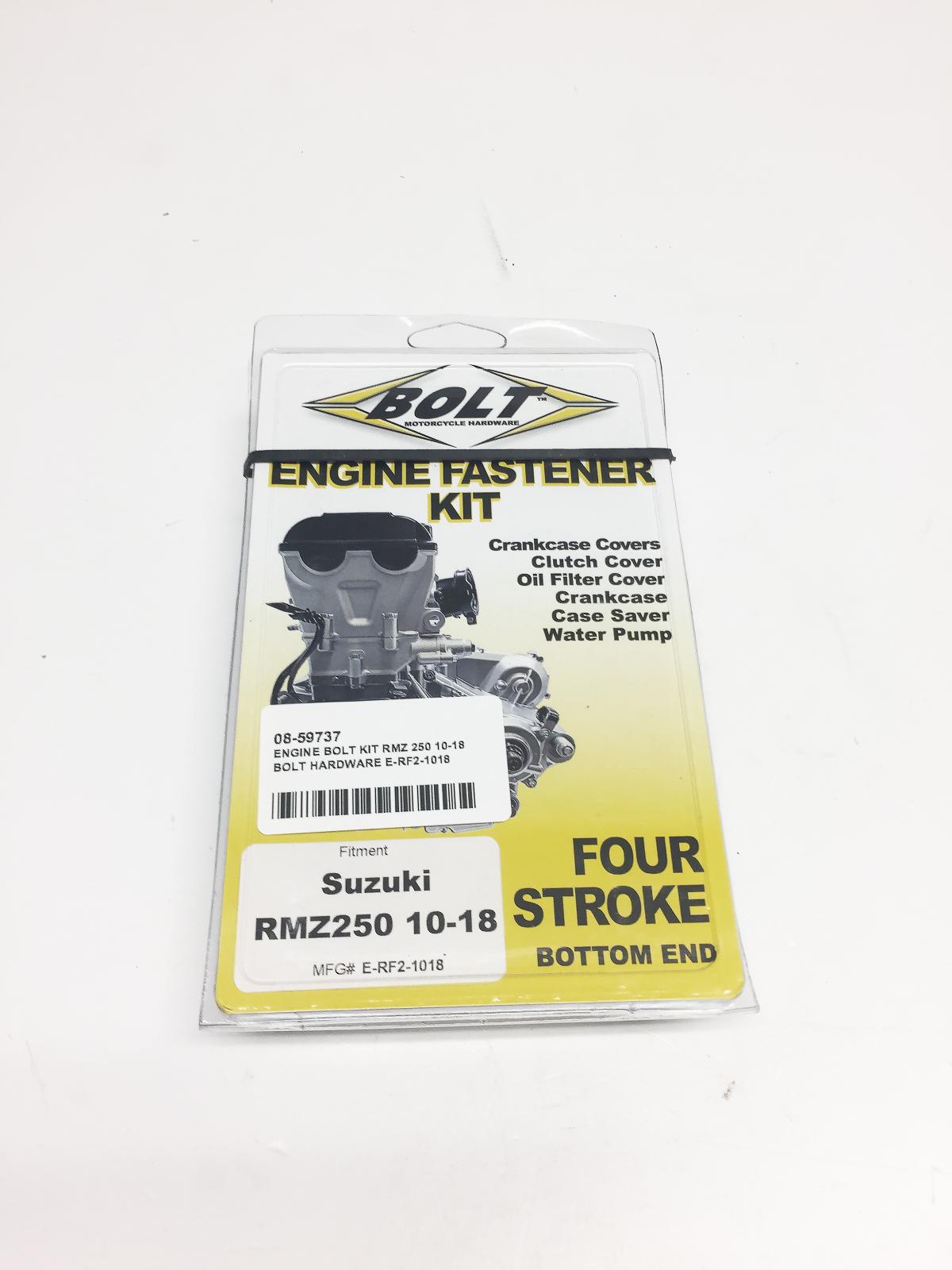 BOLT ENGINE BOLT KIT RMZ 250 10-18, BOLT HARDWARE E-RF2-1018, BMERF21018