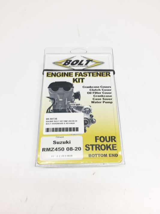 BOLT ENGINE BOLT KIT RMZ 450 08-20, BOLT HARDWARE E-RF4-0820