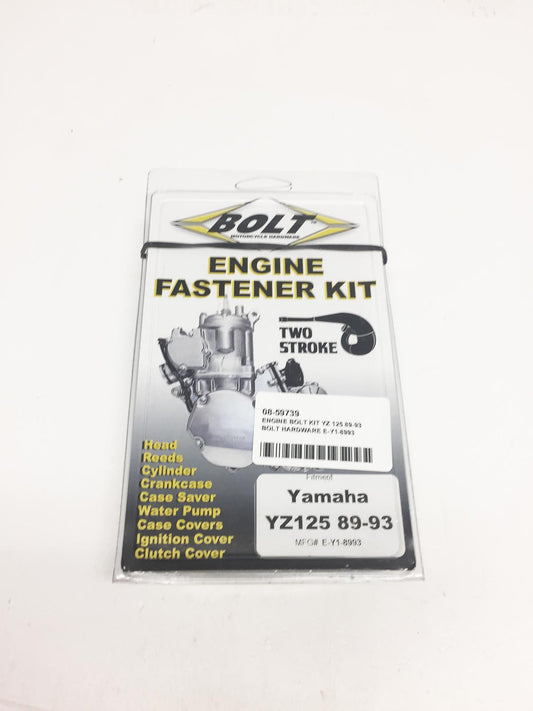 BOLT ENGINE BOLT KIT YZ 125 89-93, BOLT HARDWARE E-Y1-8993