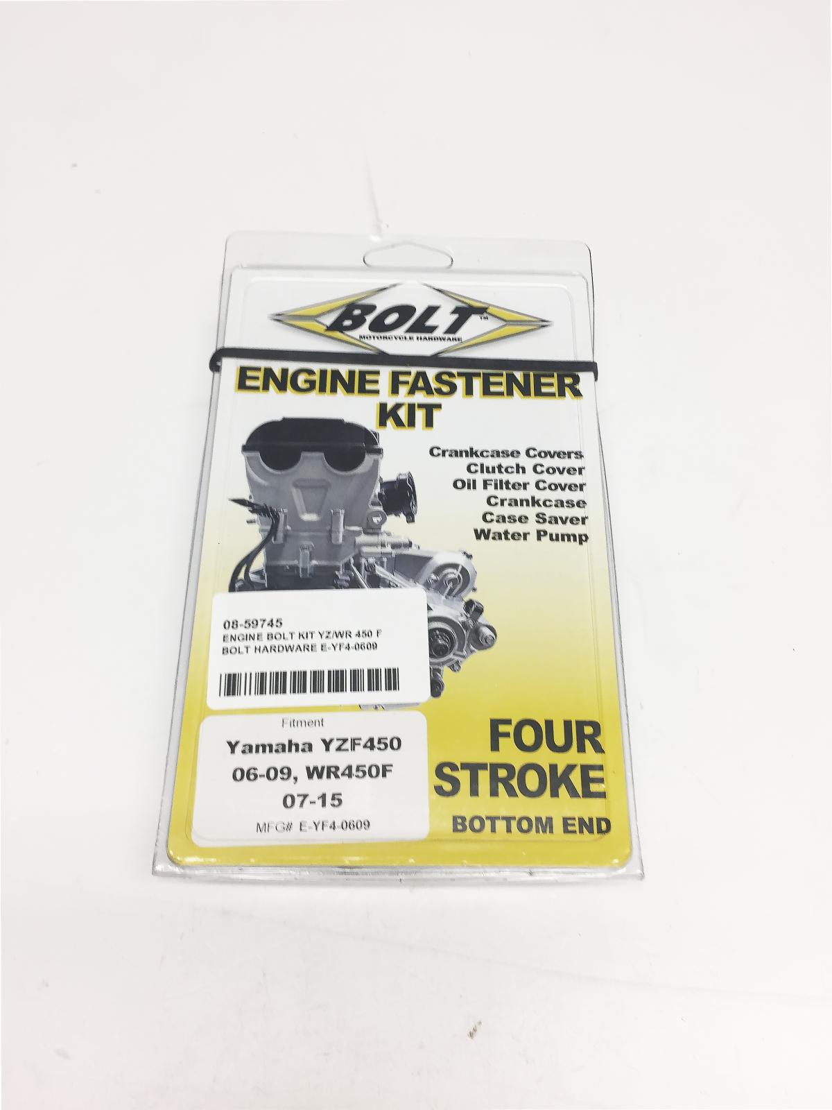 BOLT ENGINE BOLT KIT YZ/WR 450 F, BOLT HARDWARE E-YF4-0609