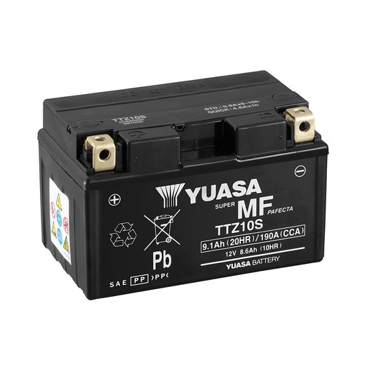 Yuasa TTZ10S (WC) 12V Factory Activated MF VRLA Battery