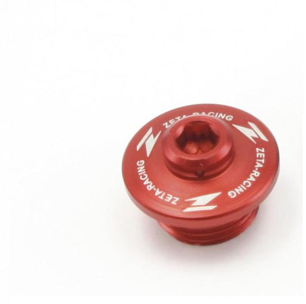 Zeta Oil filler plug CRF250 18-22, CRF450 22 Red