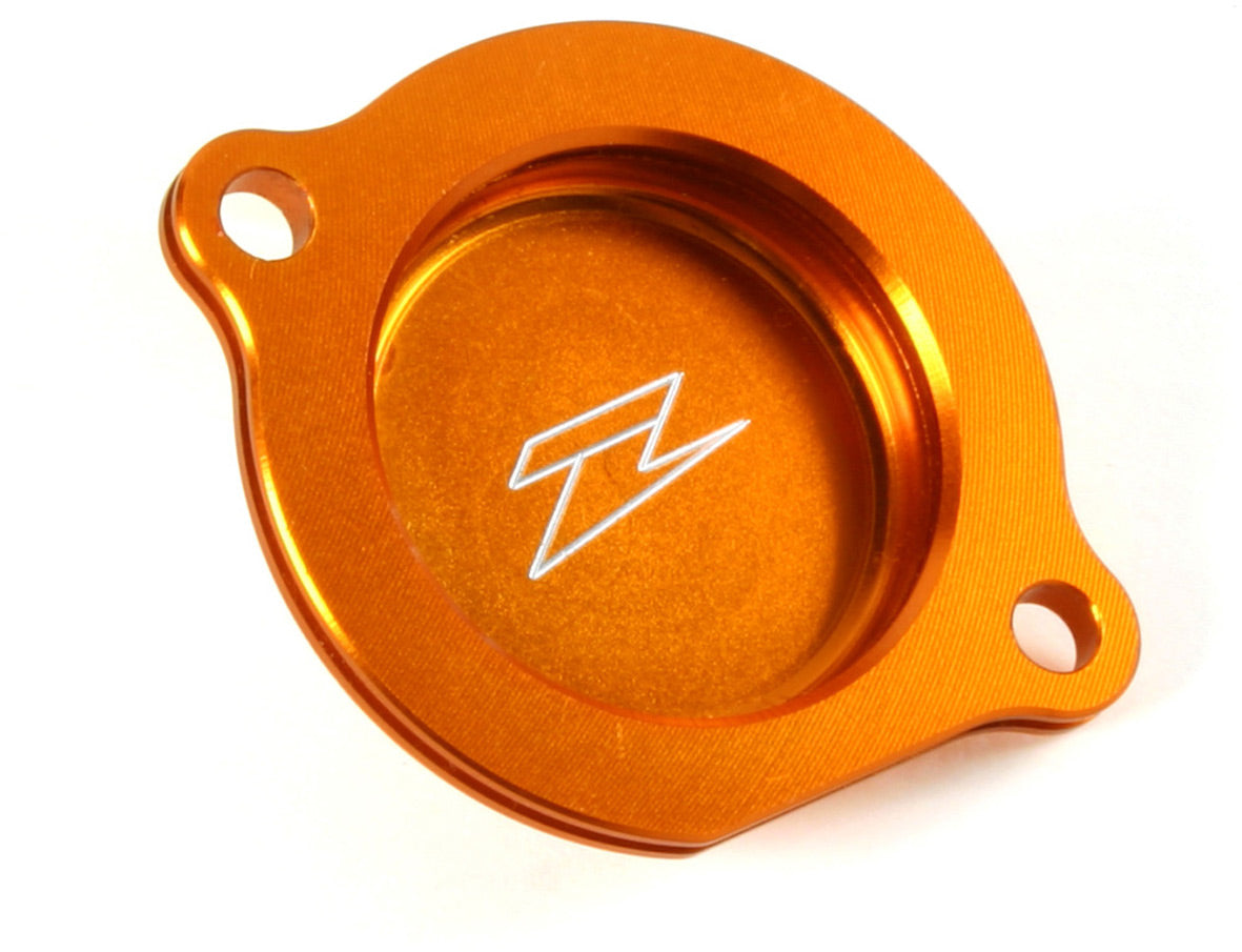 Zeta Oil filter cover KTM 250SXF 13-22, 350SXF 11-22 , 450 SXF 16-22  orange