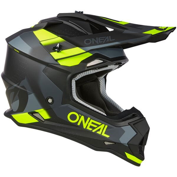 O'NEAL 2SRS Helmet SPYDE V.23 black/gray/neon yellow M (57/58 cm)