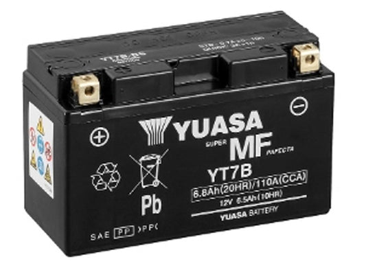 Yuasa YT7B (WC) 12V Factory Activated MF VRLA Battery