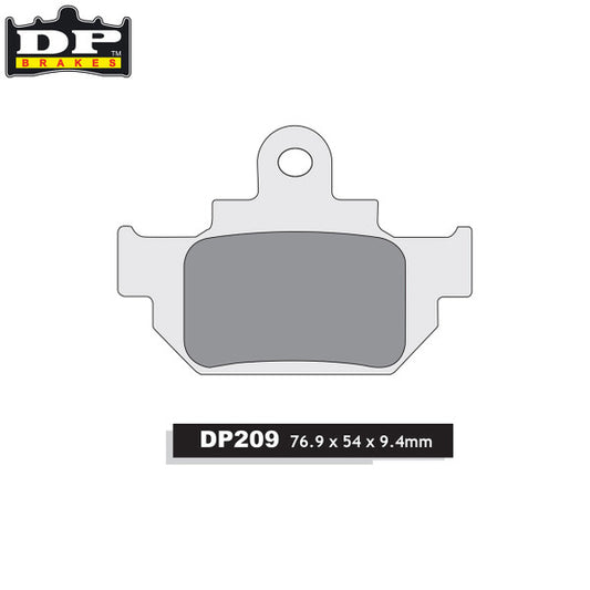 DP Brakes Off-Road/ATV (DP Compound) Brake Pads - DP209