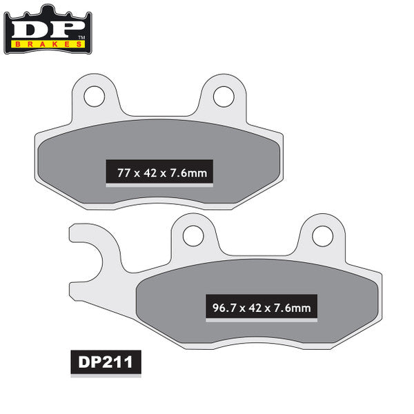 DP Brake Pads SDP211 - Front Yamaha YZ125-250 89-97