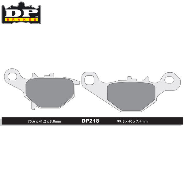 DP Brakes Off-Road/ATV (DP Compound) Brake Pads - Front Suzuki RM80-85 96-04