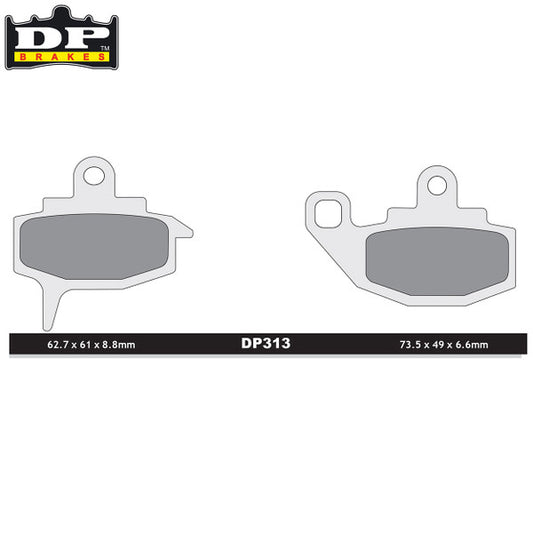 DP Brakes Off-Road/ATV (SDP Pro-MX Compound) Brake Pads - SDP313